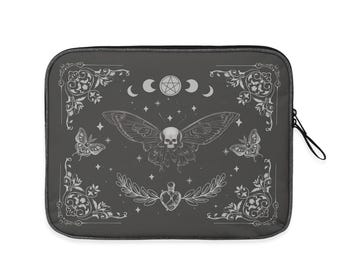 Goth Witchcraft-laptophoes | Occult maanontwerp (13/14 inch)
