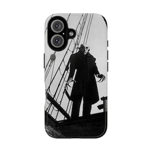 Nosferatu Horror Tough Phone Case, Gothic Vampire Art