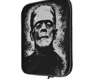 Frankenstein Laptopfodral – Gotisk Skräck Laptopfodral, Halloween Datorväska