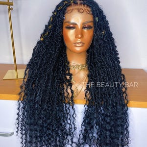 Boho Locs Lace Wig. Trendy Bohemian Locs . Loc wig. Butterfly Locs , Dreadlock. Perruque dreadlocks , invisible Locs wig, boho Locs .