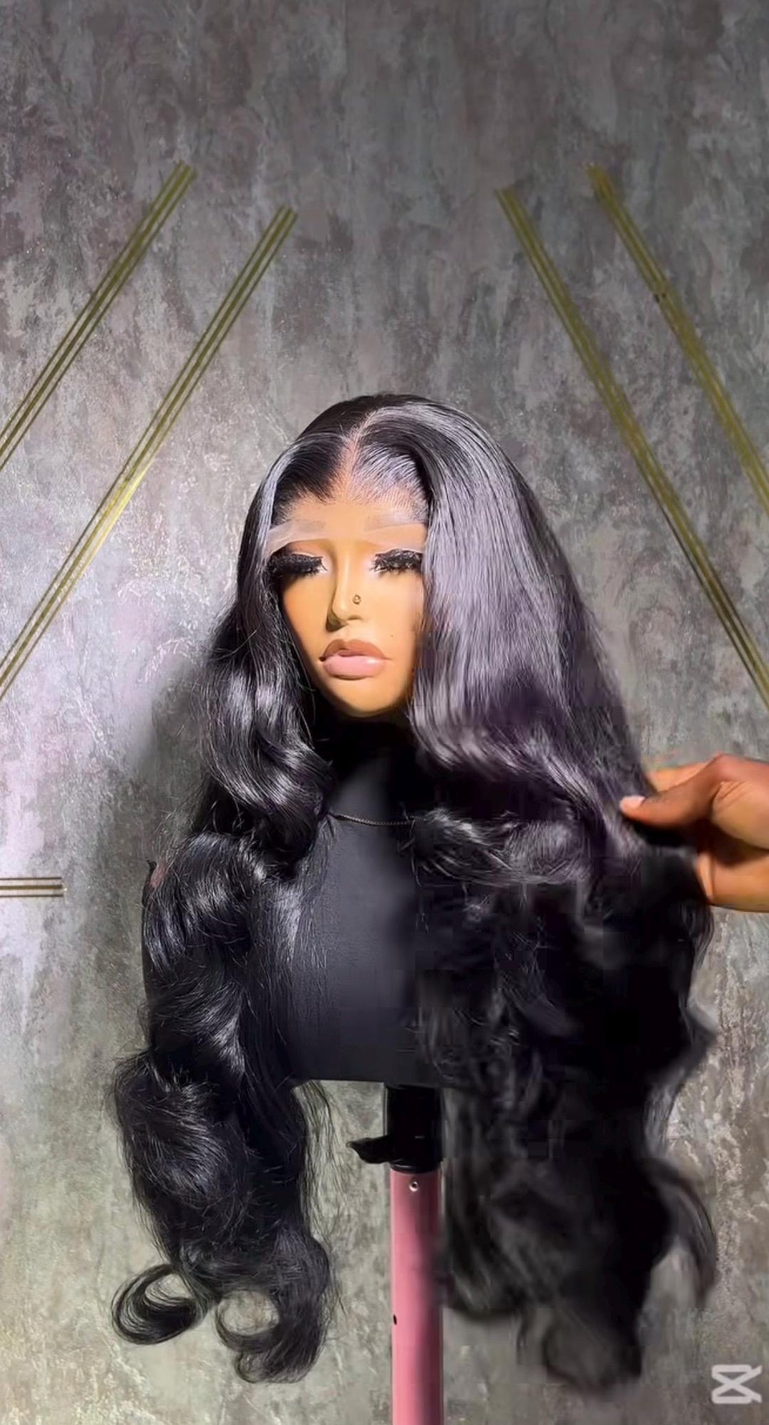 ?26” BLACK BODY WAVY LACE FRONT WIG? *NWT*
?? Amazon.com : Body Wave 13x6 HD Lace Front Wig Human Hair 200  main image 4
