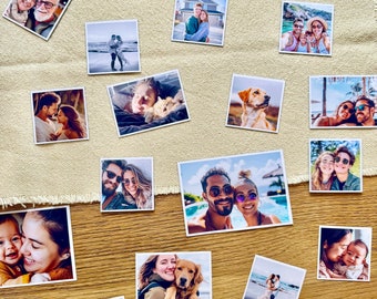 Magnetisches Foto-Andenken | Benutzerdefinierter Druck | Hohe Qualität | Personalisiertes Geschenk Perfekt zum Verschenken | Drucken vom Telefon