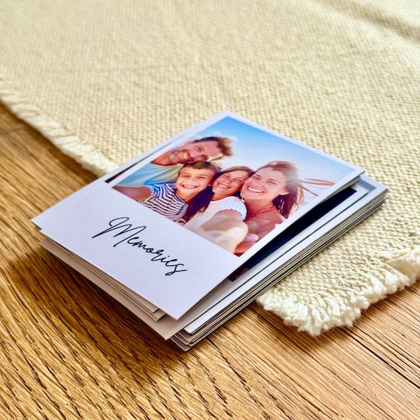 Polaroid Photo Magnet | Custom Fridge Magnets | Custom Text Magnet | For Mum | For Dad | Personalised Keepsake | Print From Phone