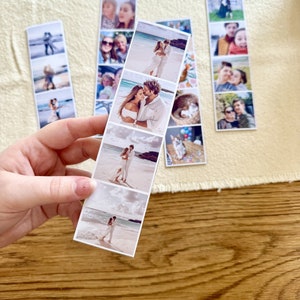 Photo Booth Strip Print Photo Gift | Custom Photo Fridge Magnets | For Her | Custom Printing | Personalised Print | Print From Phone