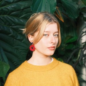 Nova Earrings - Bold Geometric Colourful Handmade Earrings - Made in Scotland - Contemporary Statement Earrings