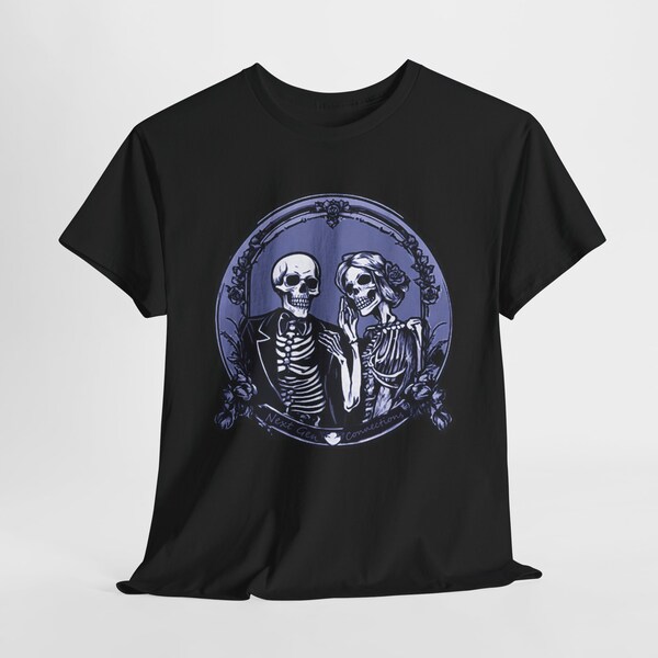 Next Gen Connections - Logo - Dead - Skeleton - Couple -Horror - Design - Black T Shirt