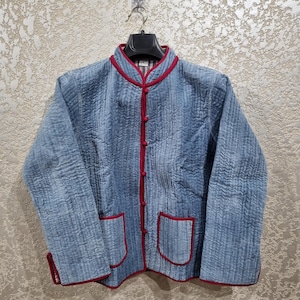 Soft Velvet Quilted Full Sleeves Short Jacket | Collared Jacket | Short blazer | Solid Quilted Padded Velvet Jacket | Hippie Folk Jacket