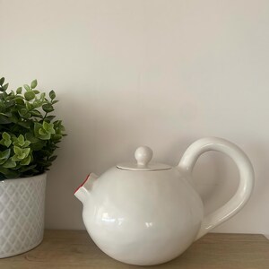 Handmade ceramic tea pot lips zdjęcie 4