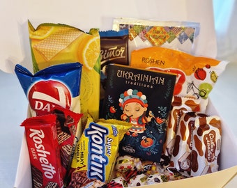 Ukranian candy box, Gifts from Ukraine, Souvenir from Ukraine, made in Ukraine, Sweets box from Ukraine, Ukranian snack box