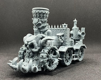 Iron Demon + 4 Crew Members - Evil Dwarf Army