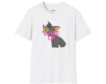 Wachen Sie auf Tom Cat Meme T-Shirt | Gen Z Unisex Tee