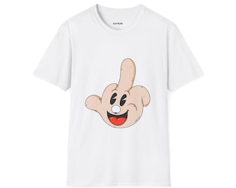 Mittelfinger | T-Shirt | Gen Z T-Shirt | Lustiges Meme Shirt | Shirts die hart gehen | Unisex T-Shirt