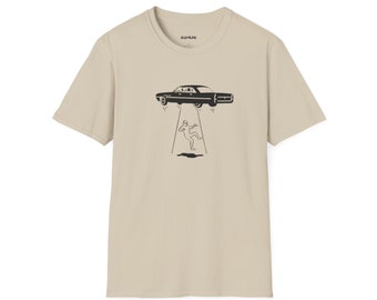 Entführung durch Außerirdische | T-Shirt | Gen Z T-Shirt | Lustiges Meme Shirt | Shirts die hart gehen | Unisex T-Shirt