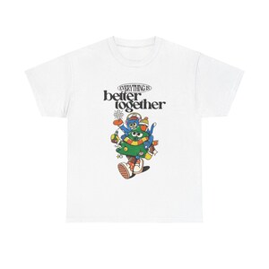 Christmas Unisex Tee, Matching Family Holiday Shirt, Festive Xmas Top, Everything is better together design, Winter Apparel, Christmas Gift
