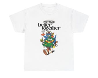 Weihnachten Unisex T-Shirt, passende Familie Urlaub Shirt, festliche Weihnachten Top, alles ist besser zusammen Design, Winterkleidung, Weihnachtsgeschenk