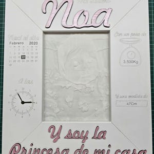 Baby Birth, Valentine's Day Birth Souvenir Personal Gift Illuminated Photography Lamp Lithophane, Engraving Baby Birth Data