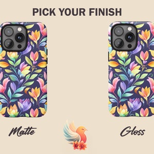 a phone case with a colorful flower pattern on it