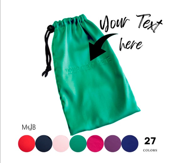 Personalized Adult Toys Storage, Your Text Engraving Satin Bag, 27 Colors  Drawstring Bag, Sex Toy Storage, Vibrator Bag, Dildo Bag