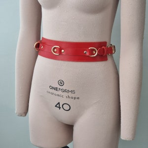 Imbracatura per bondage in pelle, 7 colori Lingerie per bondage in pelle