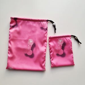 Satin Storage Bag Adult Toys Storage Your Text Engraving Drawstring Poush Sex Toy Storage Travel Bag Storage Organizer