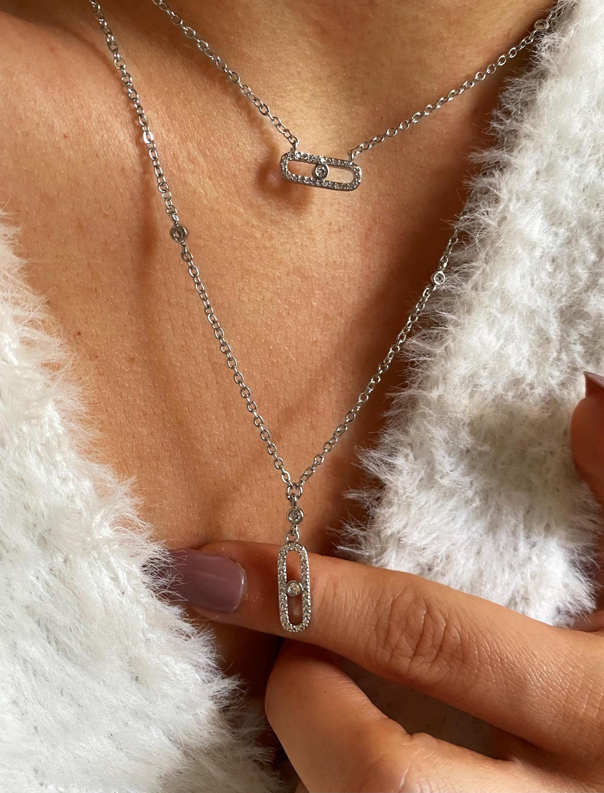 Handmade Messika Necklace, Bracelet Made of Stainless Steel,zircon Stone Bracelet,versatile Products,necklace for Women,valentine's Day Gift - Etsy Handmade Messika Necklace, Bracelet Made of Stainless Steel,zircon Stone Bracelet,versatile Products,necklace for Women,valentine's Day Gift - Etsy