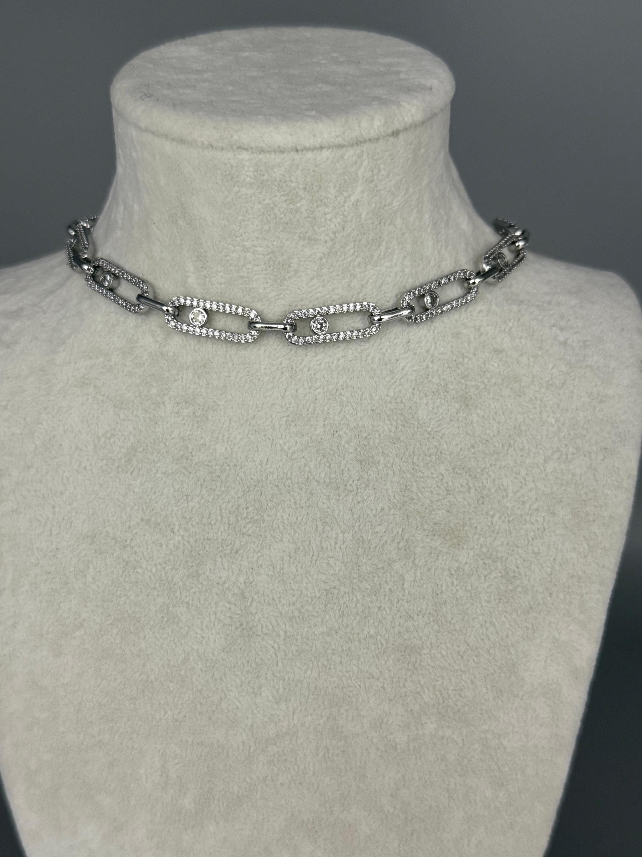 Handmade Messika Necklace, Bracelet Made of Stainless Steel