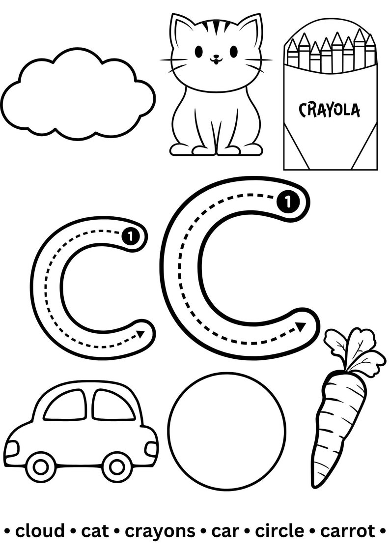 Learn to Write Alphabet Sheets Etsy