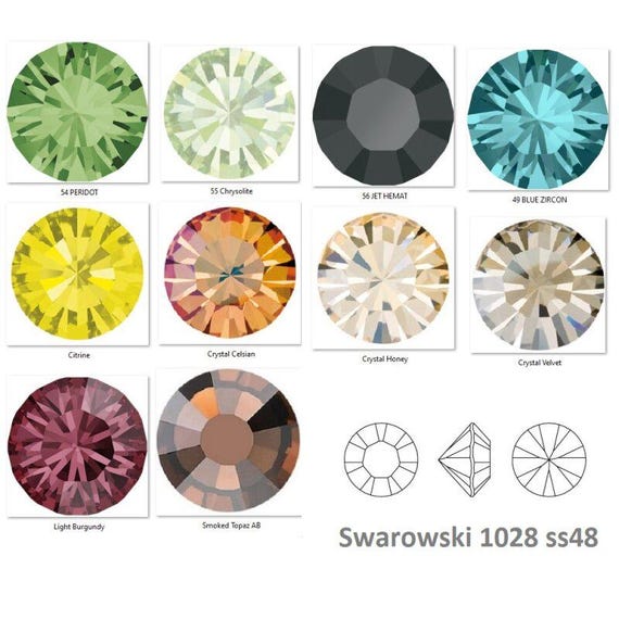11mm Swarovski Crystal Chaton: Round Stones for Jewelry Making