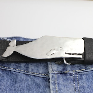 Moby Dick Belt Buckle, Sperm Whale Belt Buckle, Whale Belt Buckle, Fish Belt Buckle, Unisex Belt, Buckle for Leather Belt Strap. GS122as