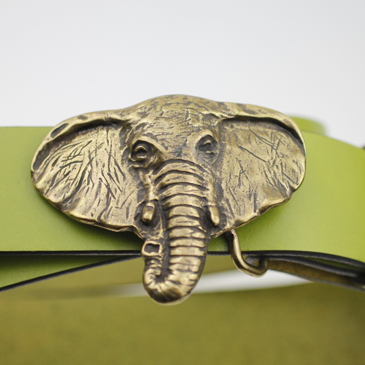 K Baumann, Laloon Elephant Belt Buckle Elephant Ribbon Club Belt main image 4