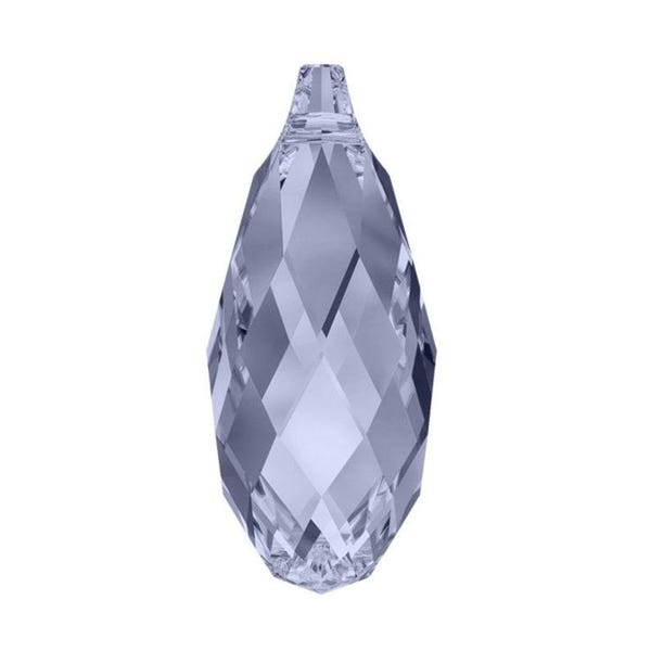 Swarovski Crystal Briolette Pendant: Faceted Teardrop, DIY Jewelry - 6010 13x6,5