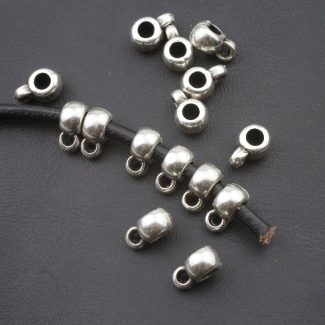 100 Cuentas Espaciadoras De Plata Antigua De 6 Mm De April Ya, Estilo