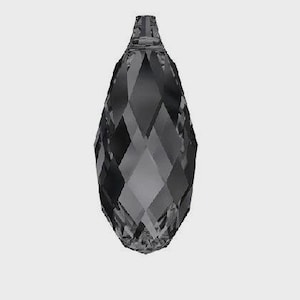17x8.5mm Briolette Swarovski Crystal Pendant – Teardrop Faceted Drop for Jewelry Making, Necklaces, Earrings, DIY Design 6010 17x8,5