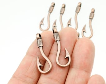 dating a fish hook clasp JewelrySupply Pearl Findings 21x7.5mm Silver Color Style for Jewelry Making How to Open or Close