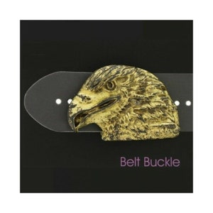 Vintage gesp met adelaarskop, messing jachtgesp, patriottisch cadeau voor hem, riem met Amerikaans symbool, retro Wildlife-gesp - GS5342