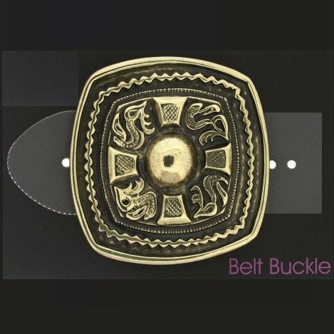 Gold Aztec Shield Gold & Black Cross Emblem Belt Buckle: Aztec Knight Shield - GS5109 - Etsy