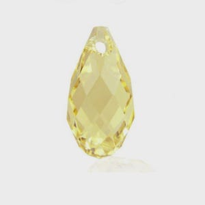11x5.5mm Briolette Swarovski Crystal Pendant – Teardrop Faceted Drop for Jewelry Making, Necklaces, Earrings, DIY Design 6010 11x5,5