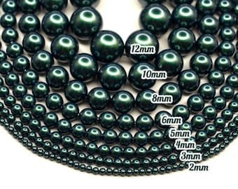 20 peças de pérolas de cristal Swarovski de 6 mm: aparência taitiana, joias faça você mesmo - 5810-6 mm