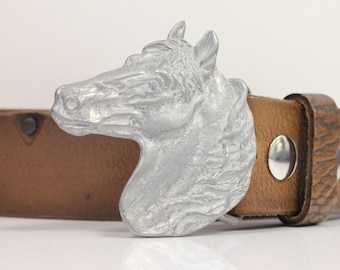 Boucle de ceinture de cavalier de rodéo western allemand vintage Barrel Racing en argent - France