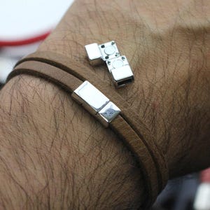 1 Magnetverschluss und Verschluss 5 x 2 mm Loch Schmuckherstellung Armband, Magnetverschluss Verschluss DIY Zubehör Schmuckherstellung, ZM644 re