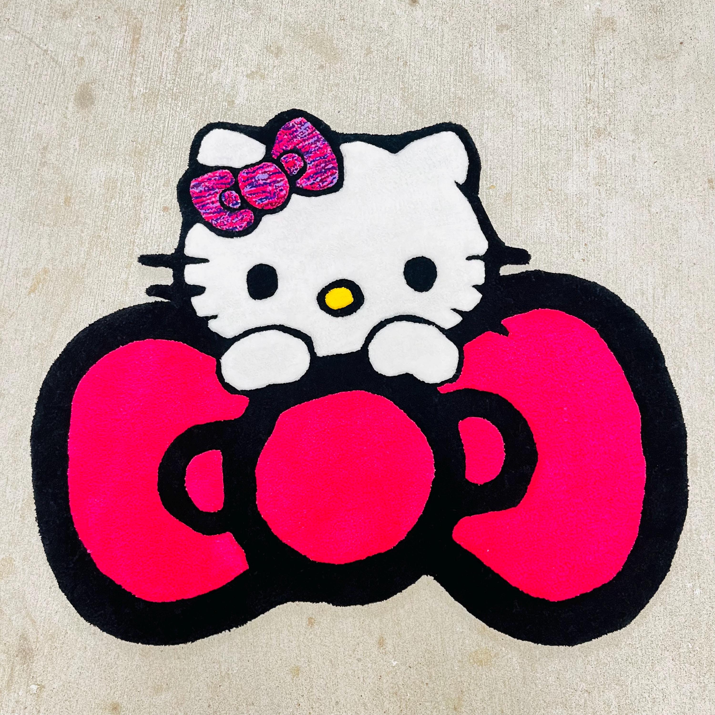 Hello Kitty Rug - Etsy
