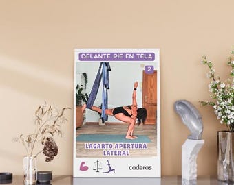 Aerial Yoga Deck "Stellar Expansion": Flexibility/Stretching – Digital PDF for Instructors and Practitioners. Aerial yoga sequences