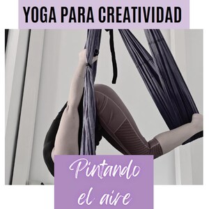 Séquence de yoga aérien pour les enseignants et la pratique personnelle. Peindre l'air