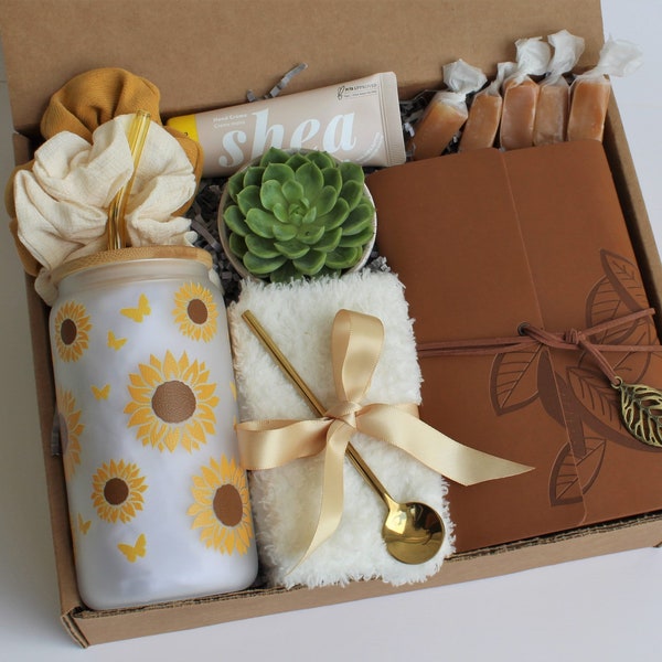 Self Care Gift Box, Sending Hugs Gift Box, Care Package For Her, Care Package Friend, Tea Gift Box, Cheer Up Gift Box, Thinking Of You