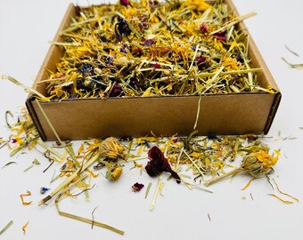 Flower Forage Tray Treat for Rabbits, Guinea Pigs