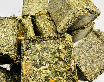 Nibble Cubes Natural Treat for Rabbits, Guinea Pigs, Degu, Chinchillas