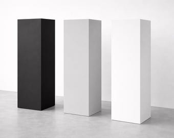 Custom Sculpture Display Stand or Plant Column – Handmade MDF Decorative Column in Various Sizes & Colors, Modern Pedestal for Gallery