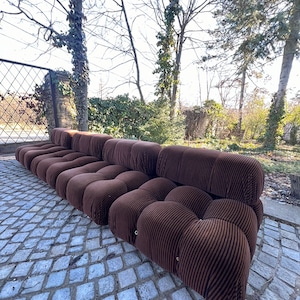 Panana Sofá de dos plazas pequeño tapizado de lino moderno de 2