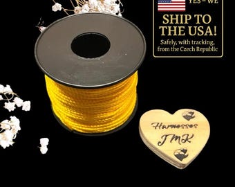 Laisse d'entraînement au vol libre pour perroquets – 20 mètres – Solide, légère et anti-nœuds – Idéale pour le vol en extérieur.