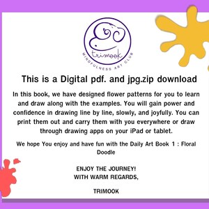 Floral Zentangle Printable Worksheet Vol 1, Beginner Doodle Art PDF ...